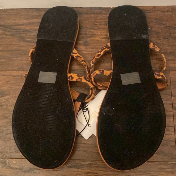Ladies Goldtoe Leopard Print Sandals Size 9 NWT - Picture 5 of 5